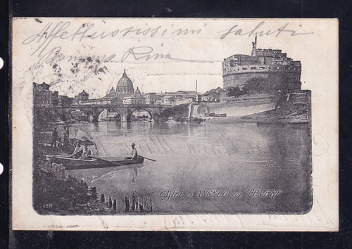 Cartolina roma castel - cartolina,