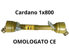 Cardano Albero Cardanico 1x800 Categoria 1 Omologato CE per Trattore Universale