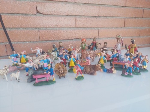 Personaggi per presepe vintage - presepe,
