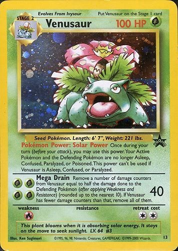 Damaged venusaur holo - venusaur,