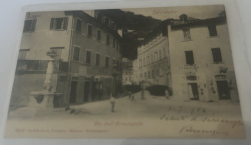 Cartolina seravezza lucca - seravezza,