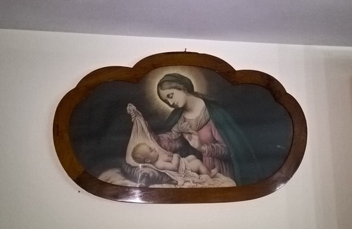 Antica stampa madonna - da, del