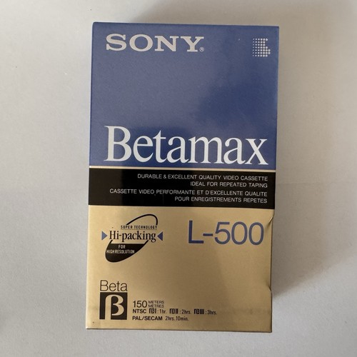 Sony betamax 500 beta - sony, l-500