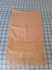 Stola da cerimonia beige con corallini donna