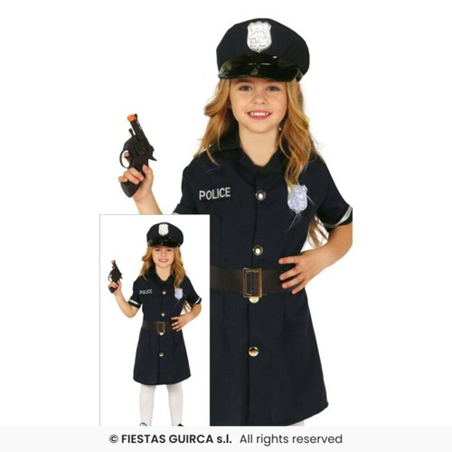 Costume carnevale poliziotta - carnevale,