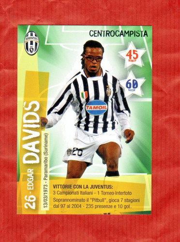Calcio card davids juventus - calcio, i