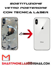 Riparazione Cambio Sostituzione Vetro Posteriore back glass Apple Iphone 8 PLUS