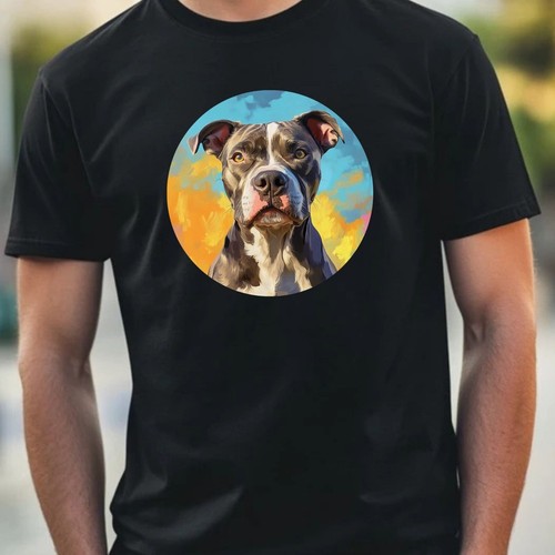 Shirt uomo pitbull fantasia - t-shirt,