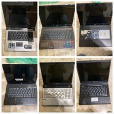 LOTTO /  STOCK 6 NOTEBOOK NON FUNZIONANTI PER PEZZI DI RICAMBIO ASUS-TOSHIBA-HP
