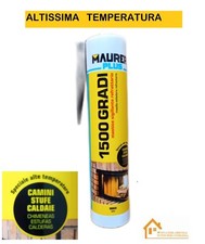 Silicone Mastice Refrattario Alta Temperatura 1500 Gradi Stufa Forno Caminetto