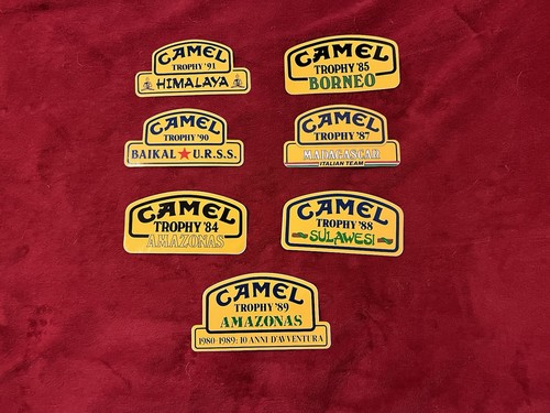 Adesivi camel trophy anni - camel,
