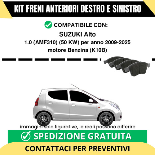 Pastiglie freno anteriori per - freno,