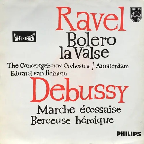 Ravel debussy bolero la - debussy,