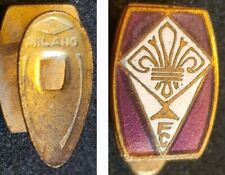 Distintivo Calcio FIORENTINA badge TOSCANA pin FIRENZE piedino TIMBRATO 