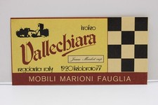 adesivo rally trofeo vallechiara regolarità 1977 fauglia abarth fiat trofeo
