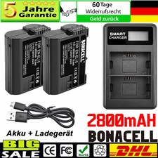 2 x batteria 2800 mAh EN-EL15
