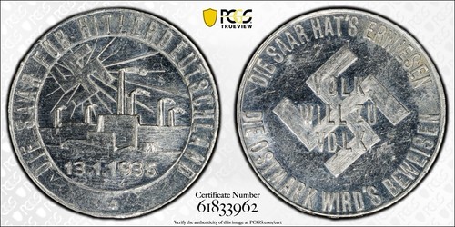 Germania 1935 gettone - 1935, saar