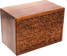 Urna cremazione in legno per
