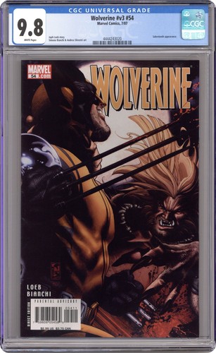 Wolverine 54a bianchi cgc - cgc, 9.8