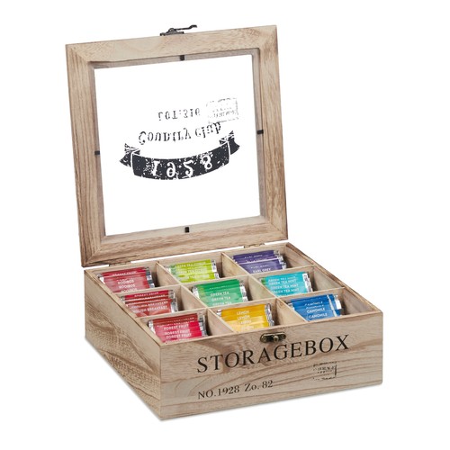 Tea box legno - box,
