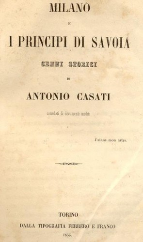 Casati antonio milano - antonio., e