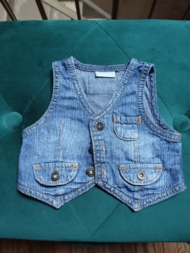 Gilet jeans bambino mesi - gilet,