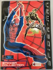 SPIDER-MAN STICKER COLLECTION COMPLETO CON POSTER E CARTOLINA ALLEGATE NUOVO