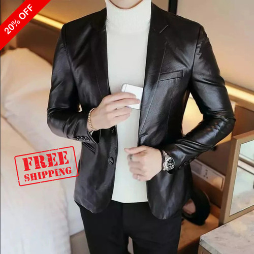 Cappotto uomo bottoni pelle - cappotto, 2