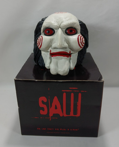 Saw jigsaw ceramic puppet - saw,