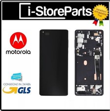 DISPLAY TOUCH LCD FRAME NERO ORIGINALE SERVICE MOTOROLA EDGE 5G XT2063 SCHERMO