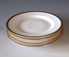 Rosenthal Donatello BREAD Plates Set of 4 Heavy GOLD Selb Bavaria MINT