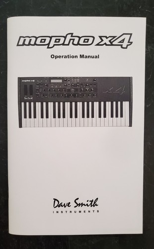 Manuale dave smith mopho - dave,