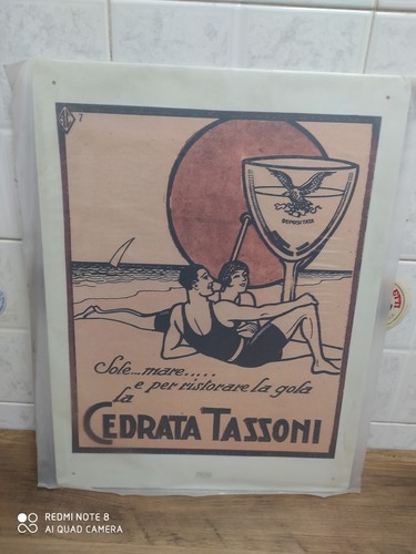 Targa pubblicitaria cedrata - targa,