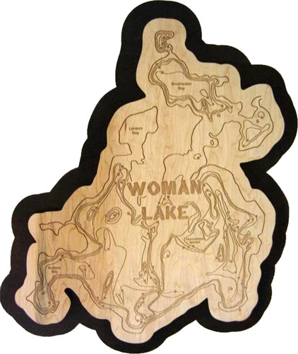 Mappa lago donna arte - mappa,