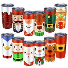 12 Pcs Christmas Tumblers
