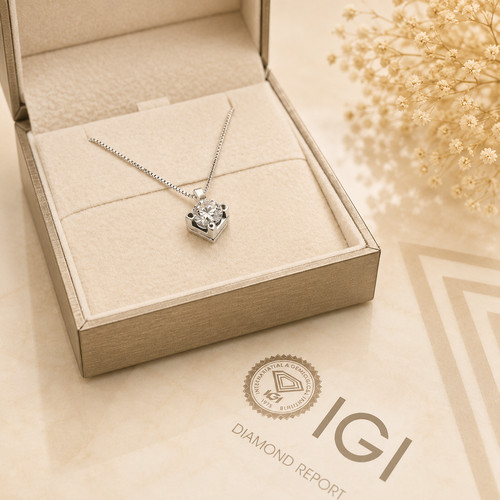 Collana necklace punto luce
