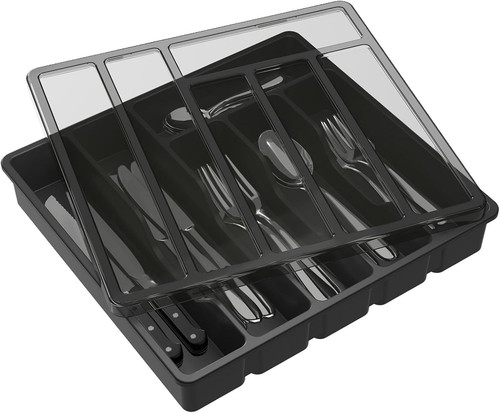 Portaposate con coperchio - portaposate,