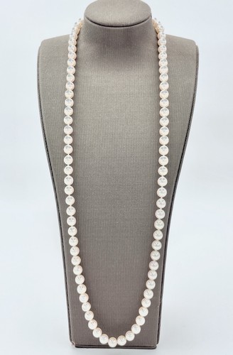 Collana perle lunga cm - collana,