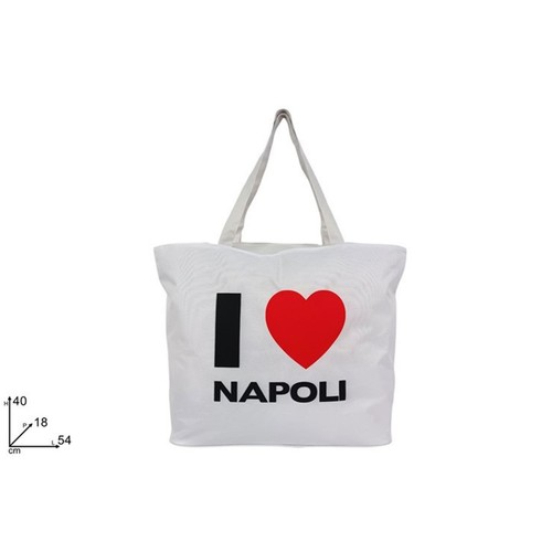 Borsa mare bianca scritta - borsa, i