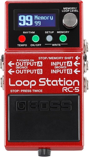Boss red loop station - rc-5,