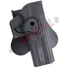 FONDINA POLIMERO CYTAC PER PISTOLA GLOCK 17 22 31 G17 G22 G31 GEN I II III IV 