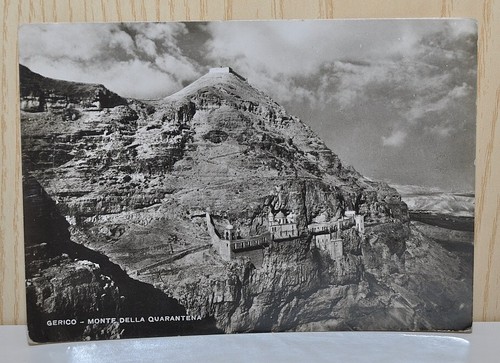 Cartolina gerico monte della - gerico,