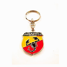 Portachiavi abarth metallo - portachiavi,