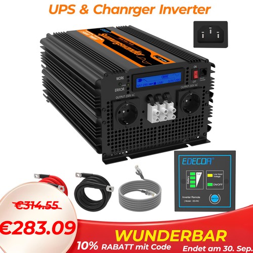 Edecoa inverter ups 3500w onda - inverter,