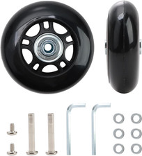 Set Di 2 Ruote Valigia Di