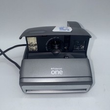 Macchina fotografica vintage Polaroid One 600 pellicola istantanea pop-up argento spedizione veloce!!!