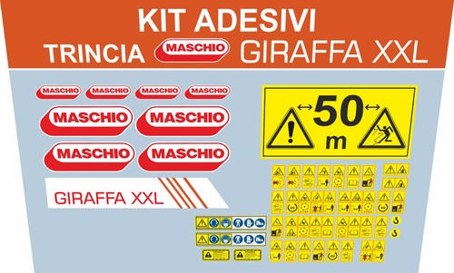Kit adesivi decalcomania - adesivi,