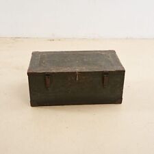 baule in legno militare vintage