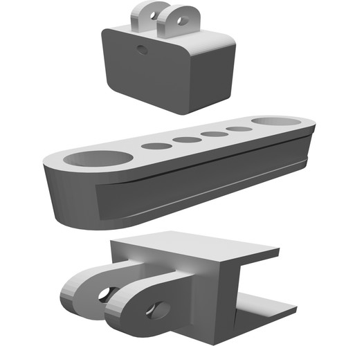 Supporto barra led - supporto,