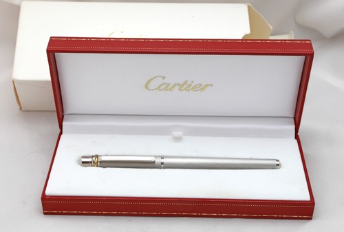 Stilografica cartier satinata - cartier,